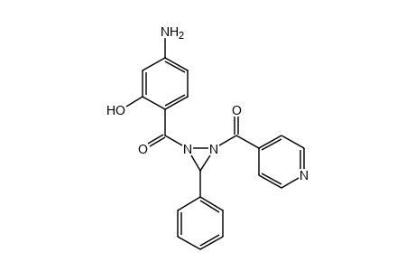 1-(4-AMINOSALICYLOYL)-2-ISONICOTINOYL-3-PHENYLDIAZIRIDINE