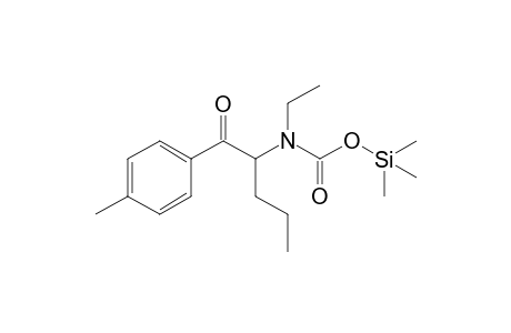 N-Ethyl-N-[1-(4-methylphenyl)pentan-1-one-2-yl]carbamic acid TMS