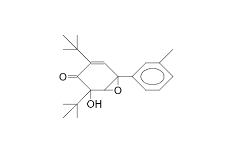 4-M-Tolyl-2,6-di-tert-butyl-4,5-epoxy-6-hydroxy-2-cyclohexenone