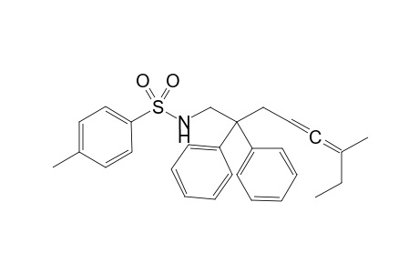 4-Methyl-N-(6-methyl-2,2-diphenylocta-4,5-dienyl)benzenesulfonamide