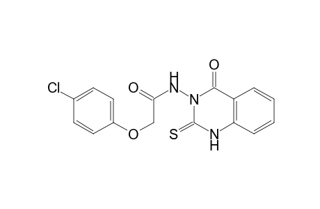2-(4-Chloranylphenoxy)-N-(4-oxidanylidene-2-sulfanylidene-1H-quinazolin-3-yl)ethanamide