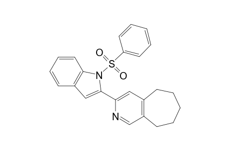1-Phenylsulfonyl-2-(6,7,8,9-tetrahydro-5H-cyclohepta[c]pyridin-3-yl)-1H-indole
