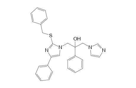 1-(2-Phenyl-2-hydroxy-3-imidazol-1-yl)propyl-2-benzylthio-4-phenylimidazole