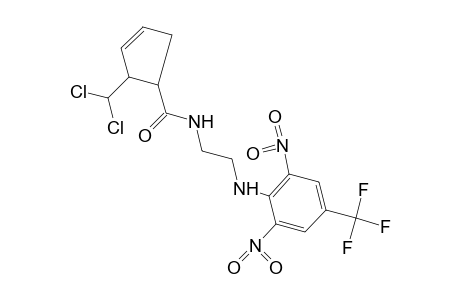 2-(DICHLOROMETHYL)-N-[2-(2,6-DINITRO-alpha,alpha,alpha-TRIFLUORO-p-TOLUIDINO)ETHYL]-3-CYCLOPENTENE-1-CARBOXAMIDE