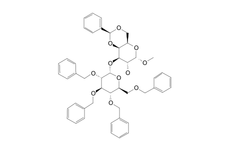 METHYL-4,6-O-BENZYLIDENE-3-O-(2,3,4,6-TETRA-O-BENZYL-ALPHA-D-GLUCOPYRANOSYL)-ALPHA-D-GALACTOPYRANOSIDE