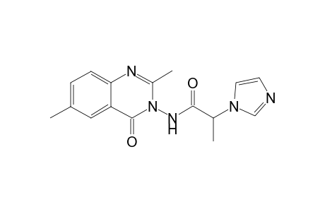 3-[2-(1-Imidazolyl)-propionylamino]-2,6-dimethyl-4(3H)-quinazolinone