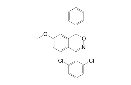4-(2,6-dichlorophenyl)-7-methoxy-1-phenyl-1H-2,3-benzoxazine