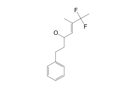 (E)-6,6-DIFLUORO-5-METHYL-1-PHENYLHEPT-4-EN-3-OL