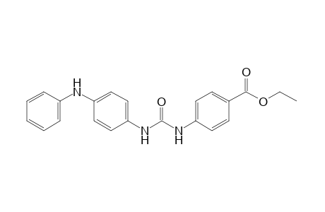 p-[3-(p-anilinophenyl)ureido]benzoic acid, ethyl ester