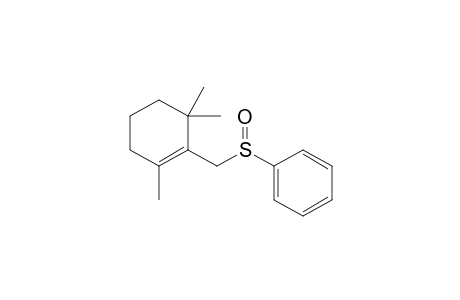(2,6,6-trimethyl-1-cyclohexenyl)methylsulfinylbenzene
