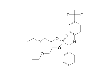 N-(4-TRIFLUOROMETHYLPHENYL)-ALPHA-AMINO-ALPHA-(PHENYL)-O,O-DI-(2-ETHOXYETHYL)-PHOSPHONATE