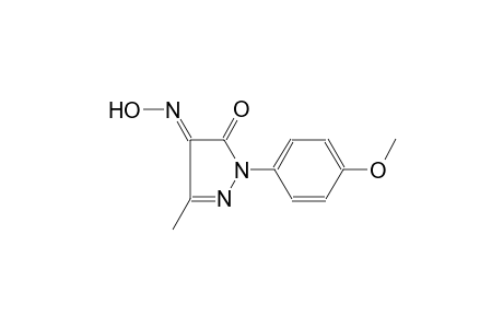 (4E)-1-(4-methoxyphenyl)-3-methyl-1H-pyrazole-4,5-dione 4-oxime