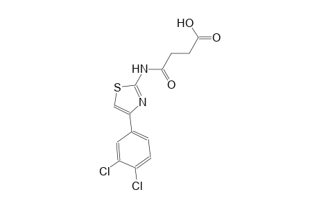 4-{[4-(3,4-dichlorophenyl)-1,3-thiazol-2-yl]amino}-4-oxobutanoic acid