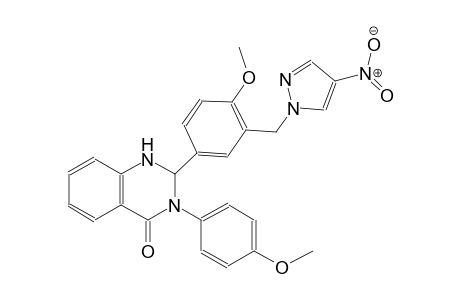 4(1H)-quinazolinone, 2,3-dihydro-2-[4-methoxy-3-[(4-nitro-1H-pyrazol-1-yl)methyl]phenyl]-3-(4-methoxyphenyl)-