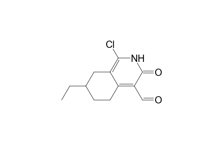 1-Chloro-4-formyl-7-ethyl-5,6,7,8-tetrahydroisoquinolin-3(2H)-one