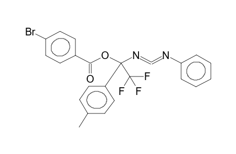 4-BROMOBENZOIC ACID, 1-(4-METHYLPHENYL)-1-N-PHENYLCARBODIIMIDO-2,2,2-TRIFLUOROETHYL ESTER