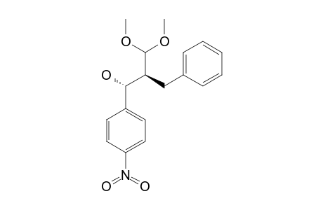 ANTI-(1R*,2S*)-2-BENZYL-3,3-DIMETHOXY-1-(4'-NITROPHENYL)-1-PROPANOL