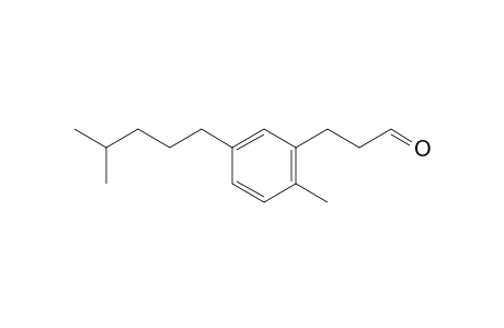 3-(2-Methyl-5-(4-methylpentyl)phenyl)propanal