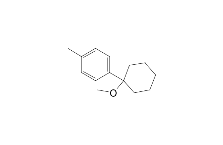Benzene, 1-(1-methoxycyclohexyl)-4-methyl-