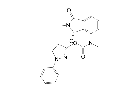 Carbamic acid, N-(2,3-dihydro-2-methyl-1,3-dioxo-1H-isoindol-4-yl)-N-methyl-, 4,5-dihydro-1-phenyl-1H-pyrazol-3-yl ester
