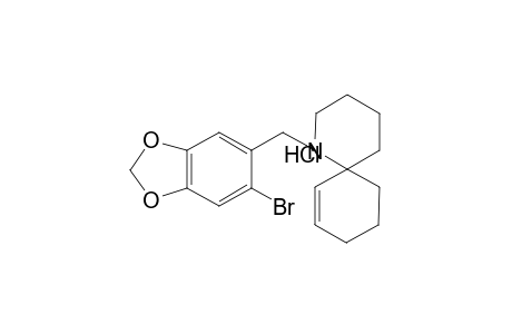1-(6'-Bromobenzo[1,3]dioxol-5'-ylmethyl)-1-azaspiro[5.5]undec-7-ene hydrochloride