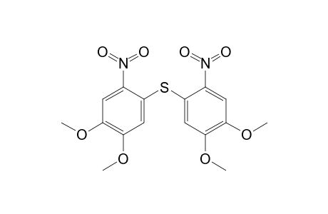 1-(4,5-dimethoxy-2-nitro-phenyl)sulfanyl-4,5-dimethoxy-2-nitro-benzene