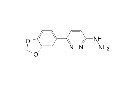 Pyridazine, 3-(1,3-benzodioxol-5-yl)-6-hydrazino-