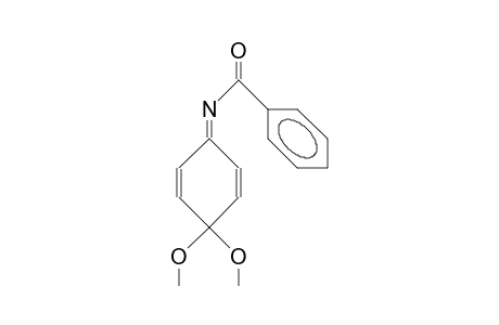 N-Benzoyl-P-benzoquinone imine dimethyl ketal