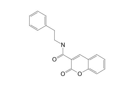 2-keto-N-(2-phenylethyl)chromene-3-carboxamide