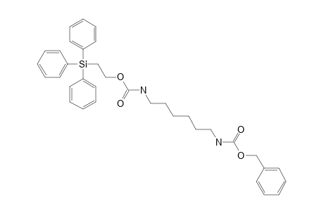 N-2-(TRIPHENYLSILYL)-ETHOXYCARBONYL-N'-BENZYLOXYCARBONYL-1,6-DIAMINOHEXANE