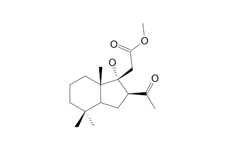 Methyl 2-[(3'aa,7'b)-2'b-acetyl-1'a-hydroxy-4',4',7'a-trimethyl-2',3',3'a,4',5',6',7',7'a-octahydroinden-1'-yl]acetate