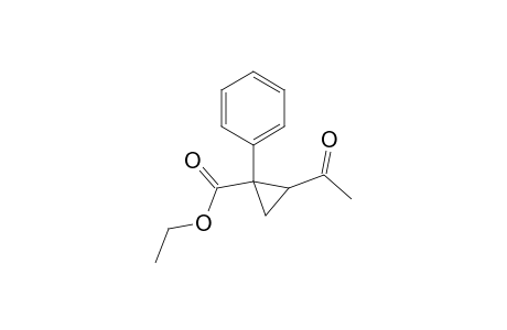 Ethyl 1-phenyl-2-acetylcyclopropanecarboxylate