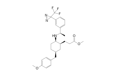 Methyl (1'R,1S,2R,5S)-5-[(4-Methoxyphenyl)methyl]-2-{1'-[3-(3-trifluoromethyl-3H-diazirin-3-yl)phenyl]ethylamino}cyclohexanepropionate