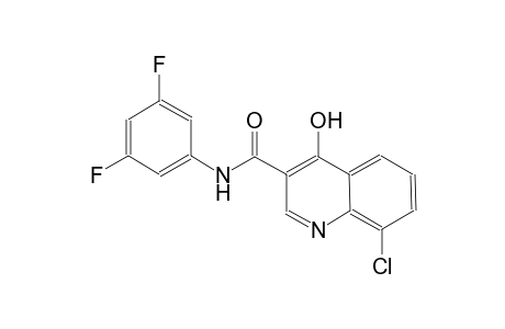 3-quinolinecarboxamide, 8-chloro-N-(3,5-difluorophenyl)-4-hydroxy-