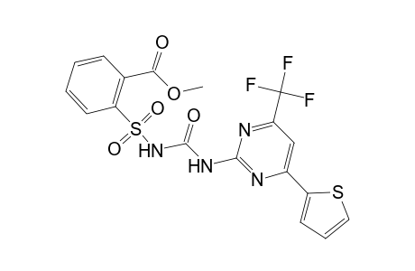 2-[[4-(2-thienyl)-6-(trifluoromethyl)pyrimidin-2-yl]carbamoylsulfamoyl]benzoic acid methyl ester
