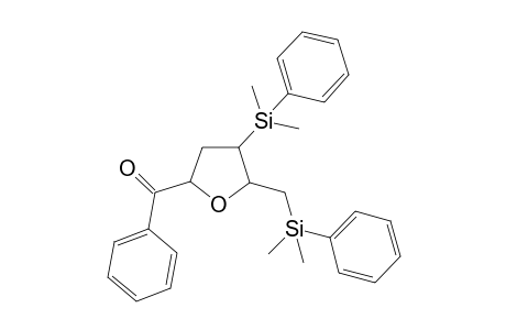 (+/-)-(4-(Dimethyl(phenyl)silyl)-5-((dimethyl(phenyl)silyl)methyl)tetrahydrofuran-2-yl)(phenyl)methanone