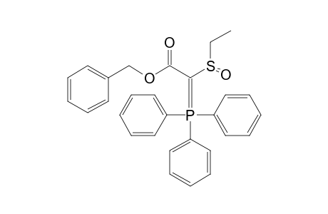 2-Ethylsulfinyl-2-triphenylphosphoranylidene-acetic acid benzyl ester