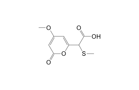Acetic acid, [[(4-methoxy-2-oxo-2H-pyran-6-yl)methyl]thio]-