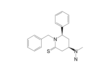 CIS-1-BENZYL-4-(1-METHYLHYDRAZINO)-6-PHENYLPIPERIDINE-2-THIONE