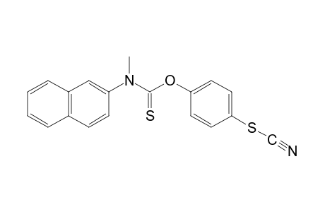 N-methylthio-2-naphthalenecarbamic acid, O-(p-thiocyanatophenyl) ester