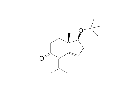 1-(t-Butoxy)-4-isopropylidene-7a-methyl-1,2,4,6,7,7a-hexahydro-5H-inden-5-one