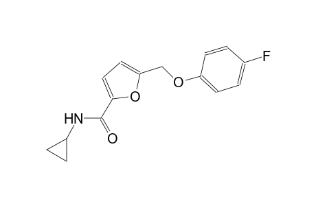 N-cyclopropyl-5-[(4-fluorophenoxy)methyl]-2-furamide