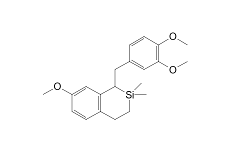 1-(4,5-Dimethoxyphenylmethyl)-7-methoxy-2-silatetralin