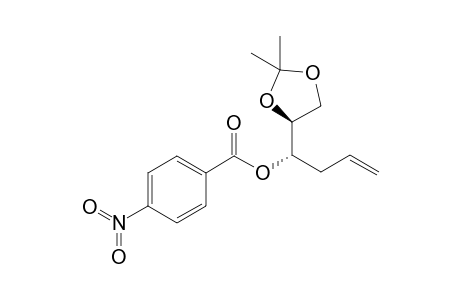(2S,3S)-1,2-O-Isopropylidenehex-5-en-3-yl p-nitribenzoate