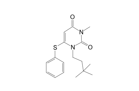 1-(3,3-dimethylbutyl)-3-methyl-6-(phenylthio)pyrimidine-2,4-dione