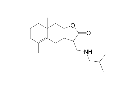 3-(Isobutylamino-methyl)-5,8a-dimethyl-3a,4,6,7,8,8a,9,9a-octahydro-3H-naphtho[2,3-b]furan-2-one