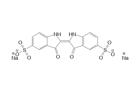 1H-Indole-5-sulfonic acid, 2-(1,3-dihydro-3-oxo-5-sulfo-2H-indol-2-ylidene)-2,3-dihydro-3-oxo-, disodium salt