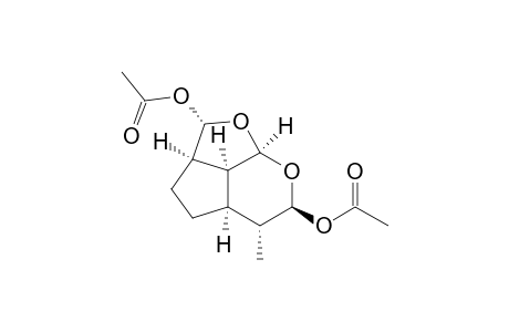 (2S,2aR,4aR,5R,6S,7aR,7bS)-5-Methyl-2a,3,4,4a,5,6,7a,7b-octahydro-2H-1,7-dioxacyclopenta[c,d]indene-2,6-diol diacetate