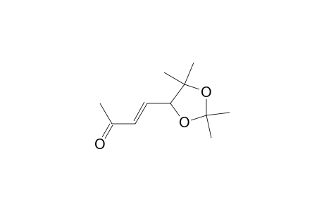 4-(2',2',5',5'-Tetramethyl-1',3'-dioxolan-4'-yl)but-3-en-2-one