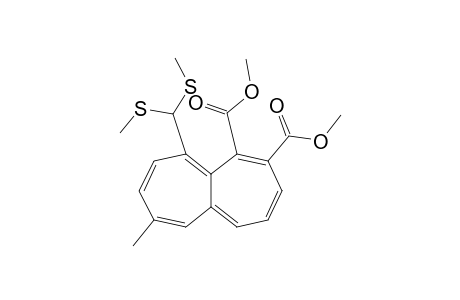 Dimethyl 6-[bis(methylthio)methyl]-9-methylheptalene-4,5-dicarboxylate